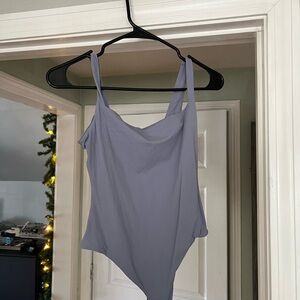SKIMS Dusty Blue Bodysuit